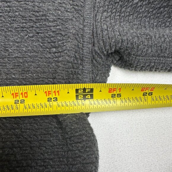 Lululemon Mock Neck Textured Grey Sweatshirt - Picture 7 of 7